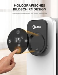 Midea NY2009-24UR 2000W olajradiátor távirányítóval, LED kijelzővel és termosztáttal - White 2