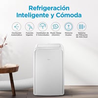 Midea Penguin MPPDB12CRN7 hordozható mobil klíma 12000 BTU, 3500 W, 43 m² 8