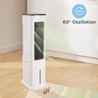 Midea Silent Air Cooler Pro 4 u 1 rashlađivač zraka - bijeli - spremnik za vodu od 5 L, 355 m³/h, 55 W 6