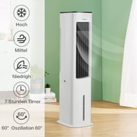 Midea Silent Air Cooler Pro 4 u 1 rashlađivač zraka - bijeli - spremnik za vodu od 5 L, 355 m³/h, 55 W 2