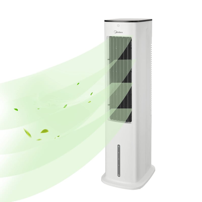 Midea Silent Air Cooler Pro 4 u 1 rashlađivač zraka - bijeli - spremnik za vodu od 5 L, 355 m³/h, 55 W