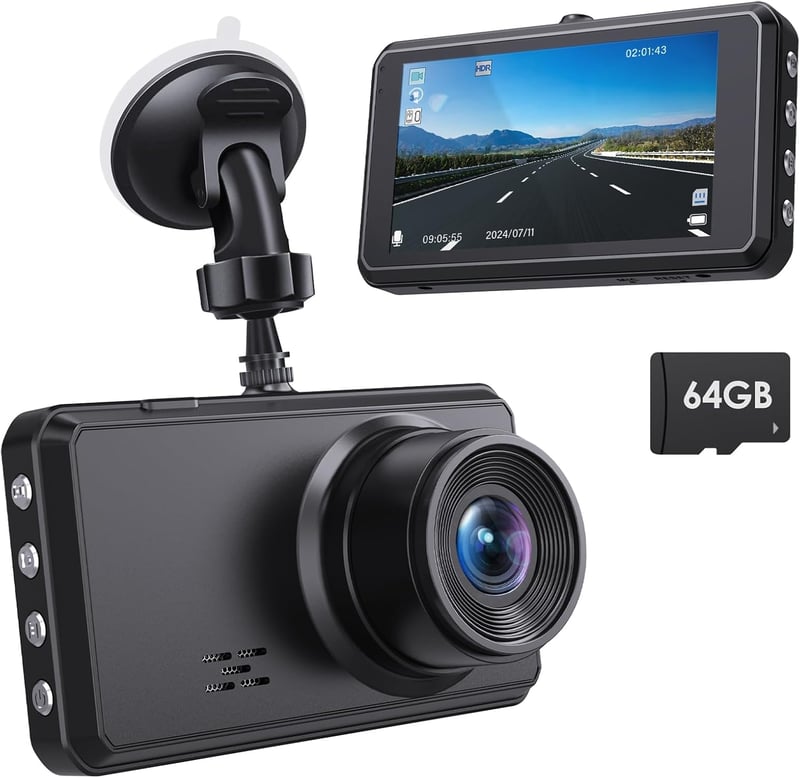 Miden Autós Fedélzeti Kamera Dash Cam Full HD Autóvideó Rögzítő