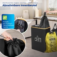 MidingChai 160L sárga zsák állvány palacktartóval 2 az 1-ben 4