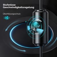 Ventilator de tubulatură MidingChai 100 mm cu regulator de turație, 220 m³/h, ventilator de extracție silențios, protecție la supraîncălzire, UE 12