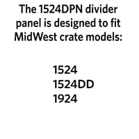 Panou despărțitor pentru cușcă MidWest Homes for Pets 1524DPN, 60,96 cm, strat negru - compatibil cu modelele 1524, 1524DD, 1624, 1624DD, B24, B24DD 5