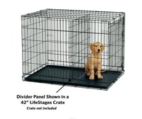 Panou despărțitor pentru cușcă MidWest Homes for Pets 1524DPN, 60,96 cm, strat negru - compatibil cu modelele 1524, 1524DD, 1624, 1624DD, B24, B24DD 2