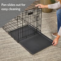 Zamjenska podna ladica za kavez za pse MidWest Homes for Pets 9PAN, 106,68 cm, crna plastika, za kaveze Midwest i New World 8