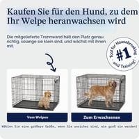 MidWest Homes for Pets iCrate skladacia klietka pre psov, 1 dvere, 60,96 cm, pre malé plemená psov, s nepriepustnou podlahou, čierna 3