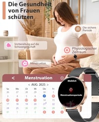 Miecgth Okosóra Nők Szívritmus Monitor Menstruációs Ciklus Nyomkövetés IP68 Vízálló 7