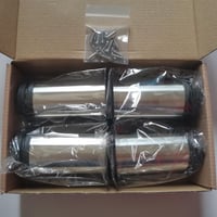 MIEGUIWOR 4 db állítható bútor láb, 25 cm, ezüst, szekrény és asztal lábak 2