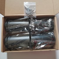 MIEGUIWOR 4 db Állítható Bútor Láb, 25 cm, Fekete - Szekrény, Asztal, Munkapult Lábak 2
