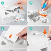 Migipaws 3 az 1-ben interaktív macskajáték, 7 lyukkal, rejtett fogás funkcióval, USB-s töltéssel, 4 kiegészítővel 3