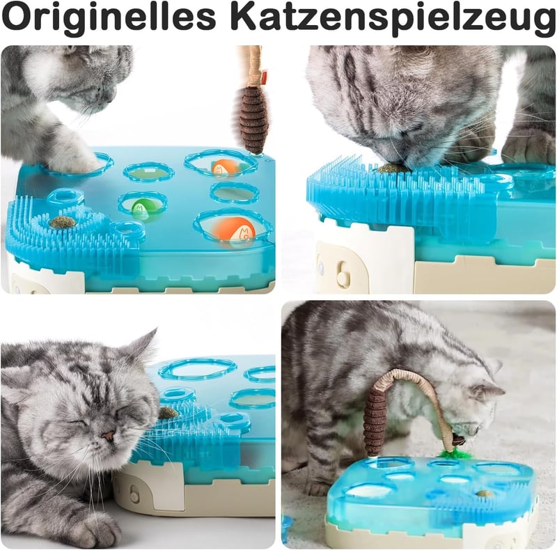 Migipaws 7 az 1-ben interaktív macskajáték mozgásérzékelővel és LED fénnyel - Migipaws Coconut Island