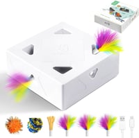 Migipaws Interaktív Egér Játék Macskáknak, 7 Lyukú Automata, USB Töltős 1