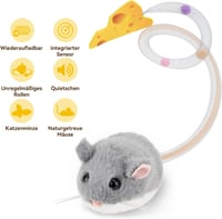 Migipaws Interaktív Elektromos Egér Macskajáték Mozgó Farokkal és Catnip 4