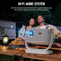 MIGOUFIT A8 Hordozható Mini Projektor 1080P Natív Felbontással, 4K Támogatással, Autofókusszal, 5G WiFi, Bluetooth 5.2, 600 ANSI Lumen, Otth 6