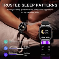 MIGOUFIT C28 Férfi Okosóra Bluetooth Hívással, 2.02" Érintőkijelzővel, 100+ Sportmóddal, Pulzusmérővel, Alvásfigyelővel, 1ATM Vízálló, Andro 3