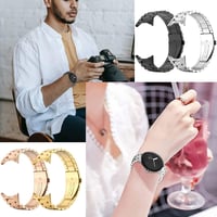 Miimall Fém Óraszíj Google Pixel Watch 1/2/3/4 41mm Kompatibilis Rozsdamentes Acél Dupla Csatos Állítható Szíj Ezüst 7