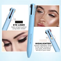 Miioto 4 az 1-ben Smink Ceruza - Vízálló Szemhéjtus, Szemöldök Ceruza, Szájkontúr és Highlighter 4 Színben 5