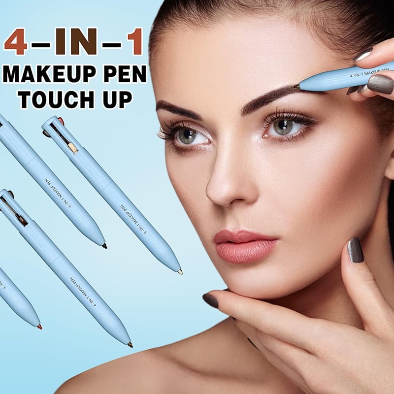 Miioto 4 az 1-ben Smink Ceruza - Vízálló Szemhéjtus, Szemöldök Ceruza, Szájkontúr és Highlighter 4 Színben