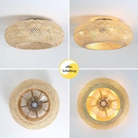 MiiR Bambusz Mennyezeti Ventilátor Lámpával, Távirányítóval, 6 Fokozat, Csendes 5