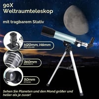 Astronomický ďalekohľad Mijiao 90x zoom HD monokulárny refraktor so statívom pre deti a začiatočníkov na pozorovanie v prírode 5