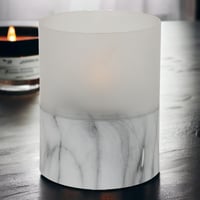 MIJOMA LED Gyertya Üveggel, Meleg Fehér Lánghatás, 6/18 Órás Időzítő, Elemmel Működő 5