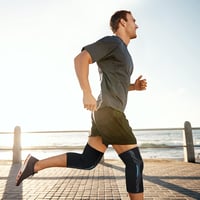 MILAIUN Térdrögzítő 2 db Kompressziós Térdtámasz Meniszkusz Artritisz Sporthoz L Fekete-Kék 6