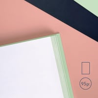 Špirálový zápisník Milan 430 s tvrdou väzbou, A5, 80 listov, 95 g/m² – modrý 3