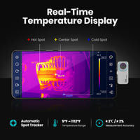 Termokamera MiLESEEY TR256i pre Android, USB-C, rozlíšenie 256x192, 25 Hz, od -20 °C do 350 °C, pre smartfón 4