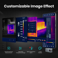 Termokamera MiLESEEY TR256i pre Android, USB-C, rozlíšenie 256x192, 25 Hz, od -20 °C do 350 °C, pre smartfón 2