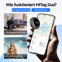 MiLi MiTag Duo Bluetooth nyomkövető csomag - 4 db 3