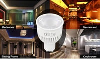 Milight Miboxer GU10 RGB+CCT LED Spotlámpa Szett - 4db 6W Színváltós Izzó Távirányítóval, Okosotthon Kompatibilis, Állítható Színhőmérséklet 4