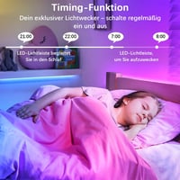 Militisto 30M RGB LED Szalag WiFi Okos Világítás Alexa Google Assistant Kompatibilis Zeneszinkron Távirányítóval 2x15m 5