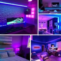 Militisto LED Szalag 10m RGB WiFi Okos Világítás Alexa Kompatibilis Távirányítóval Zene Szinkronizálás App Vezérlés 6