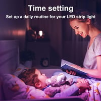 Militisto LED szalag 15m RGB színváltós, Alexa kompatibilis WiFi vezérlés, zenére reagáló okos világítás távirányítóval 3
