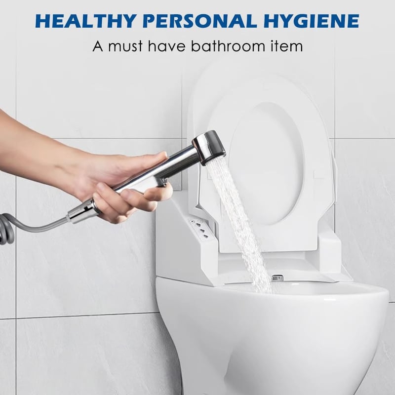 MILIWAN Bidet Kézi Zuhanyzó Szett Csaphoz Tömlővel és Adagolóval Higiénia Tisztításhoz