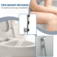 MILIWAN Bidet Kézi Zuhanyzó Szett Csaphoz Tömlővel és Adagolóval Higiénia Tisztításhoz 3