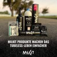 Sada bezdušových ventilov milKit Compact 75 mm čierna – 60 ml injekčná striekačka na tesniaci tmel – galuskový ventil – švajčiarsky dizajn – vyrobené v Nemecku 7