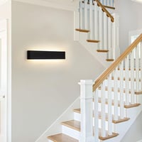 Mille Lucciole 18W LED fali lámpa fekete 28cm 2db szett 2