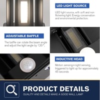 Mille Lucciole 2db LED kocka mozgásérzékelős kültéri fali lámpa IP65 12W 4000K 5