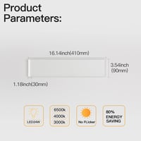 Mille Lucciole LED fali lámpa 2 darab 24W modern fehér meleg fehér 41cm 4