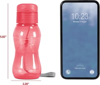 MILTON 8 db-os Gyermek Kulacs Szett 180ml - Szivárgásmentes Sportpalack Hordozópánttal Iskolába, Túrázáshoz, Sportoláshoz 3