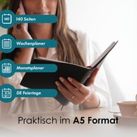 Týždenný plánovač Milula Studios A5 2025-2026 – Diár pre učiteľov a študentov, minimalistický kalendár od júla do decembra, plánovací zápisník 3