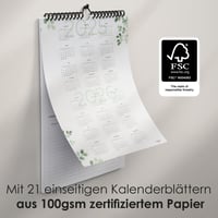 Rodinný kalendár Milula Studios 2026 – Nástenný kalendár s 5 stĺpcami, A4 (21 x 31 cm), jan. – dec. 2026, školské prázdniny a narodeniny 6