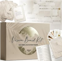 Set Vision Board Milula Studios – 24 de carduri cu sarcini, poster și carduri inspiraționale pentru obiective 1