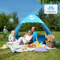 Mimajor Pop-Up Strandtáska Automatikus 3-4 Személyes UPF 50+ UV Védelem 5
