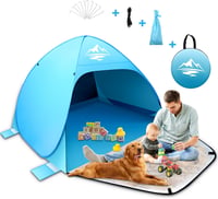 Mimajor Pop-Up Strandtáska Automatikus 3-4 Személyes UPF 50+ UV Védelem 1