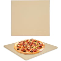 Piatră pentru pizza Mimiuo, 33x33 cm, cordierită, pentru cuptor și grătar, pentru pâine și prăjituri 2