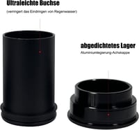 Monobloc pedalier presat Mimoke BB92 pentru ax tubular de 24 mm, dintr-o singură piesă, rezistent la apă, pentru biciclete CNC 6